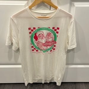 Old Navy Christmas Pizza T-Shirt